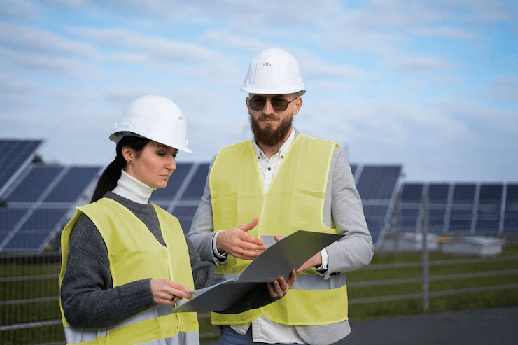ingenieros tiro medio discutiendo plan 23 2149352220